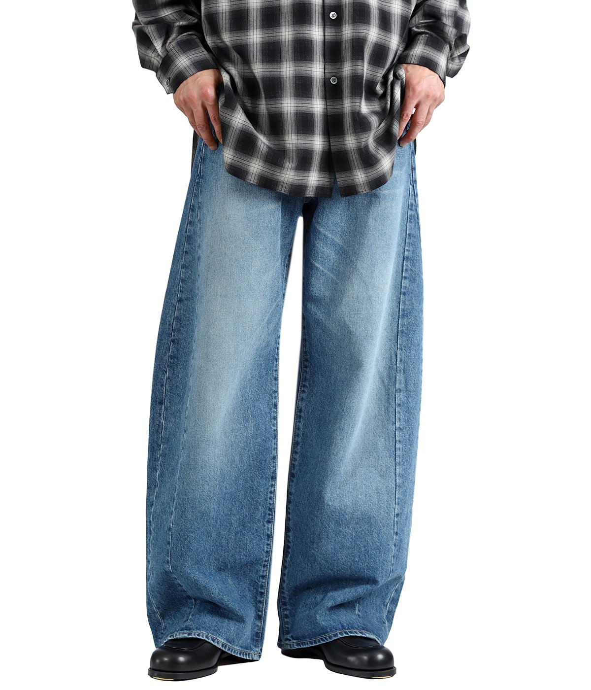 DEFORMATION WIDE DENIM PANTS | ssstein(シュタイン) / パンツ デニム