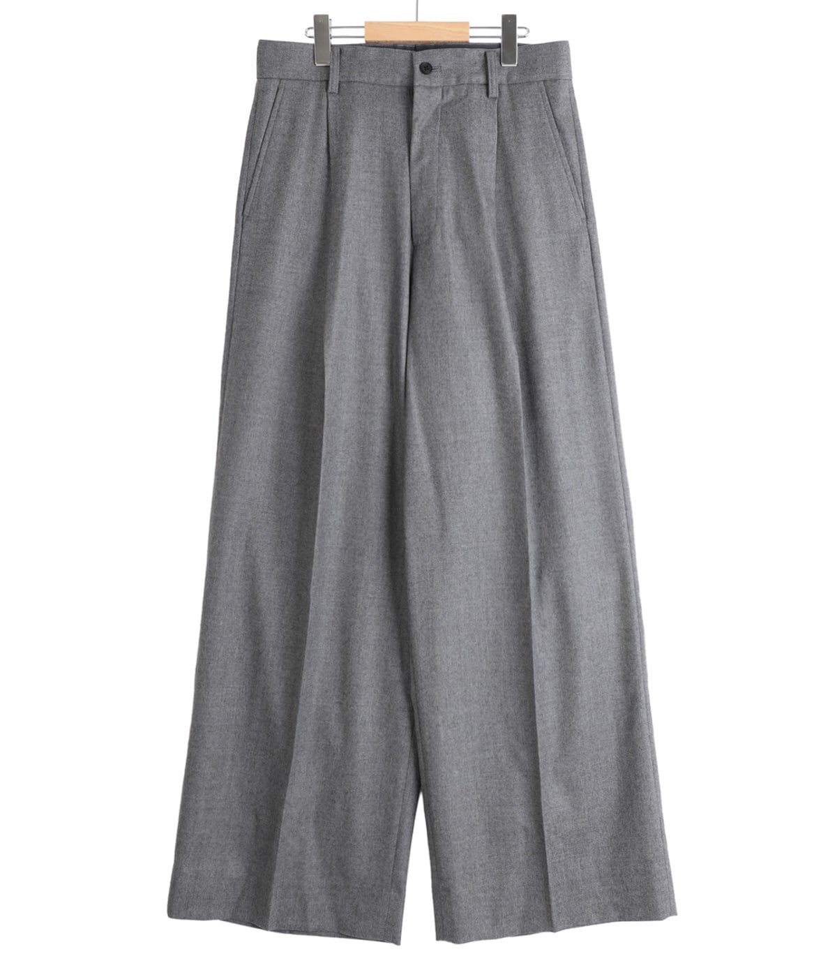 WOOL FLANNEL EXTRA WIDE TROUSERS | ssstein(シュタイン) / パンツ