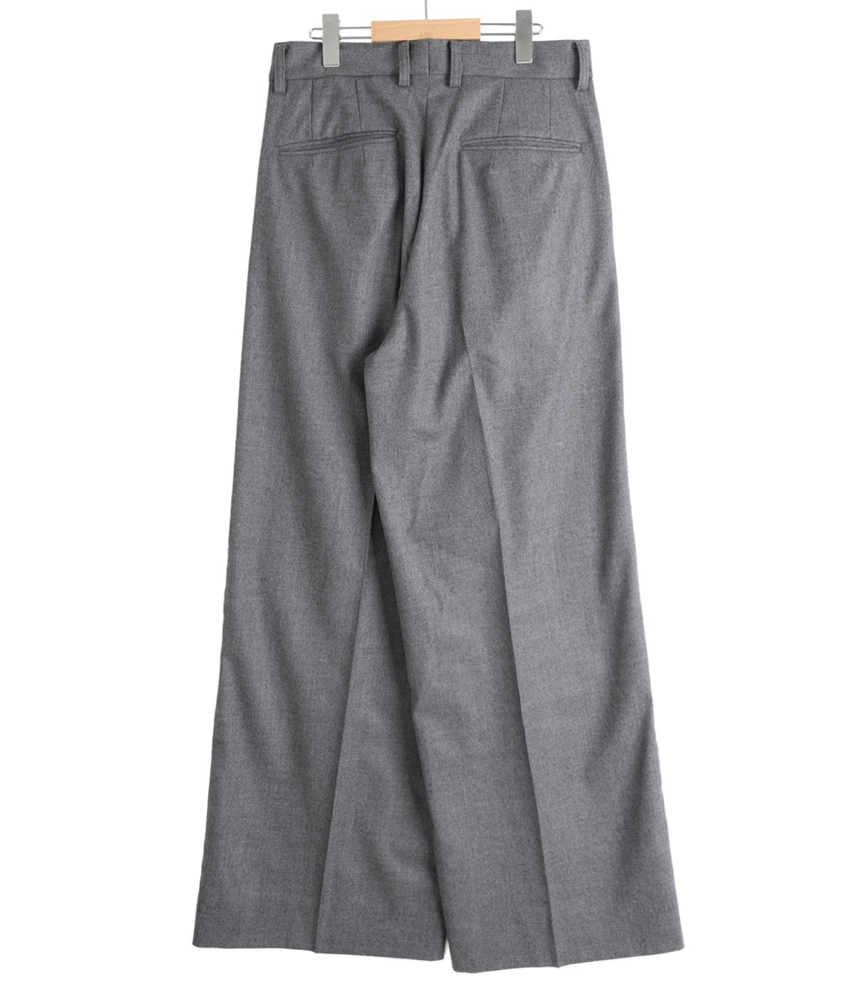 WOOL FLANNEL EXTRA WIDE TROUSERS | ssstein(シュタイン) / パンツ