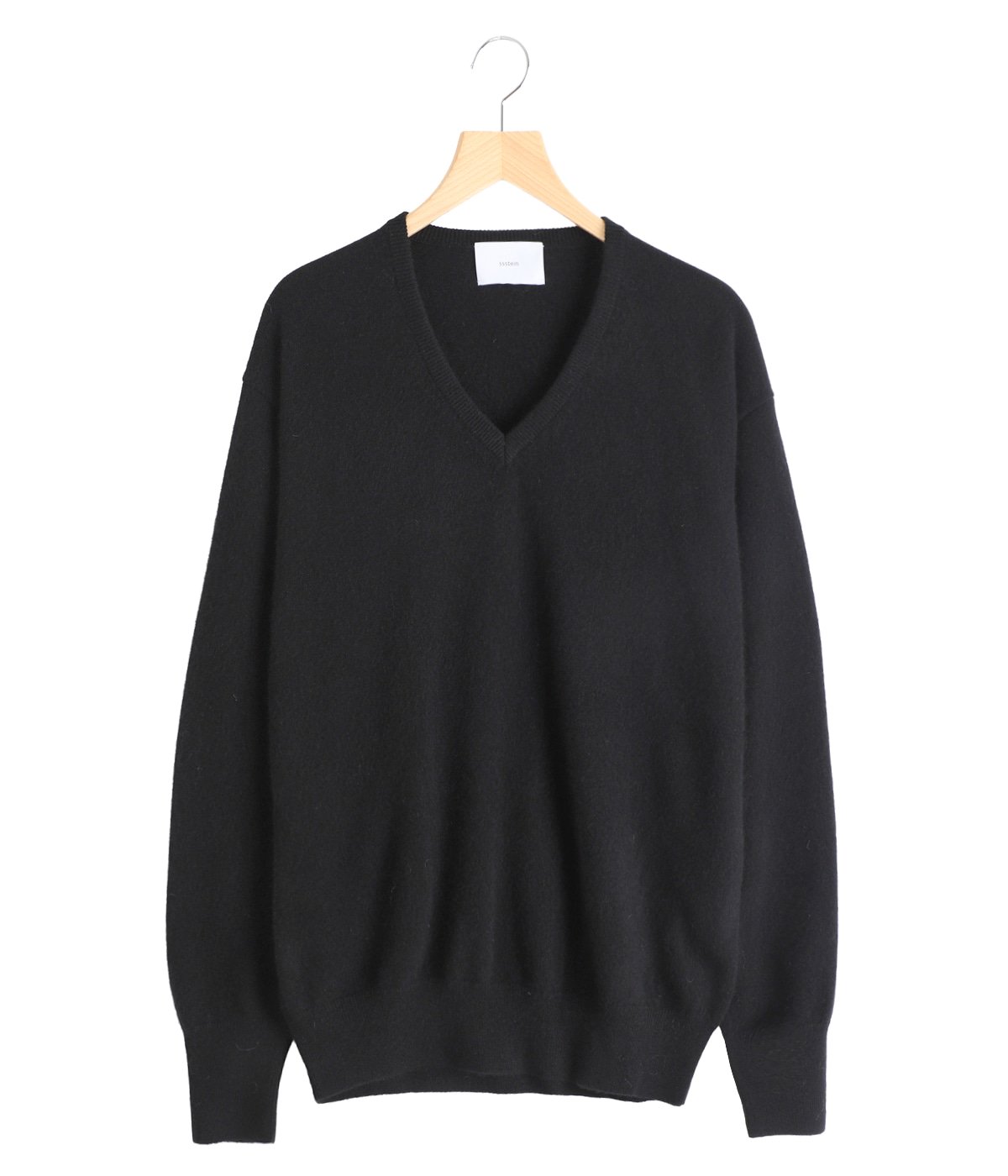 PURE CASHMERE KNIT V NECK LS | ssstein(シュタイン) / トップス