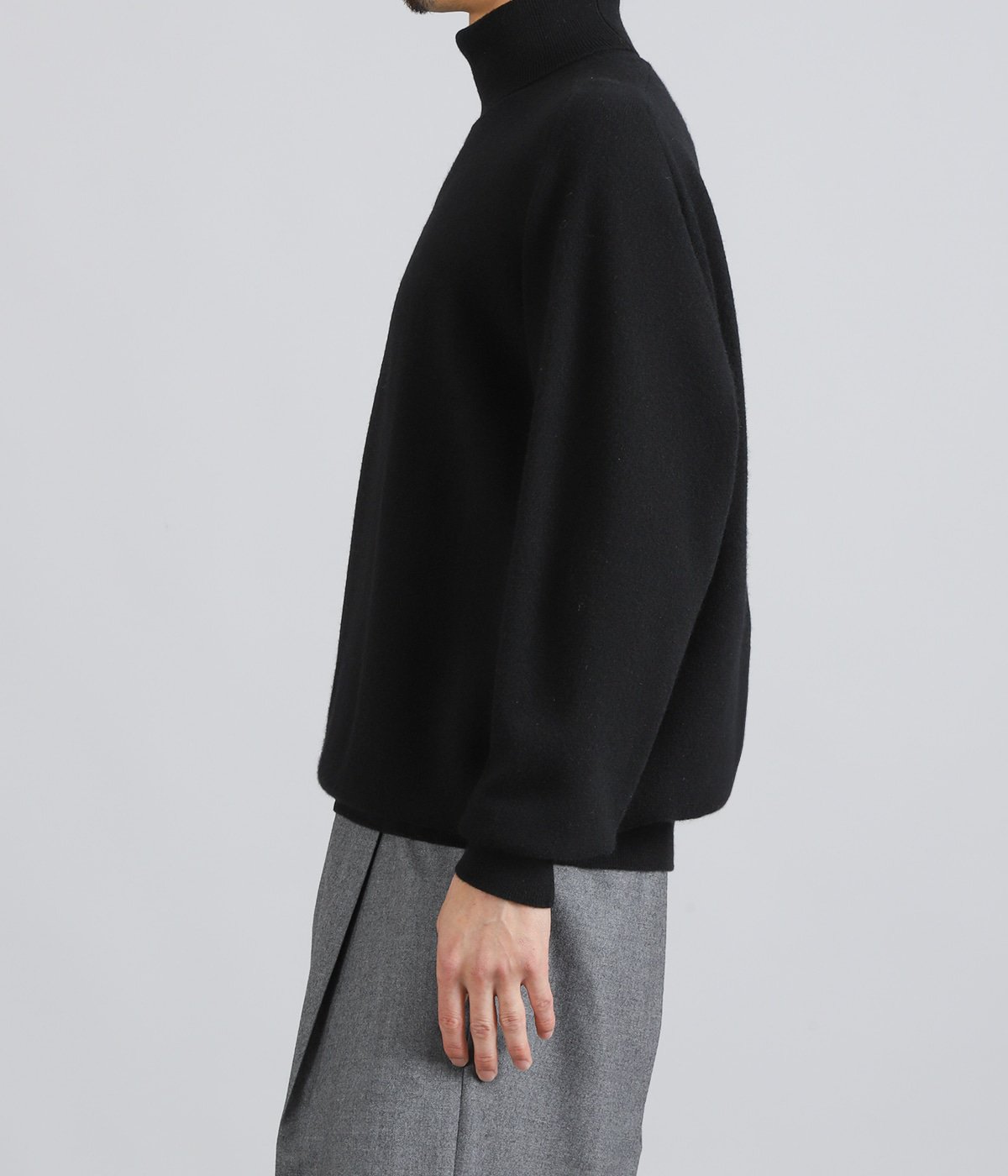 EXTRA FINE WOOL KNIT TURTLE NECK LS | ssstein(シュタイン