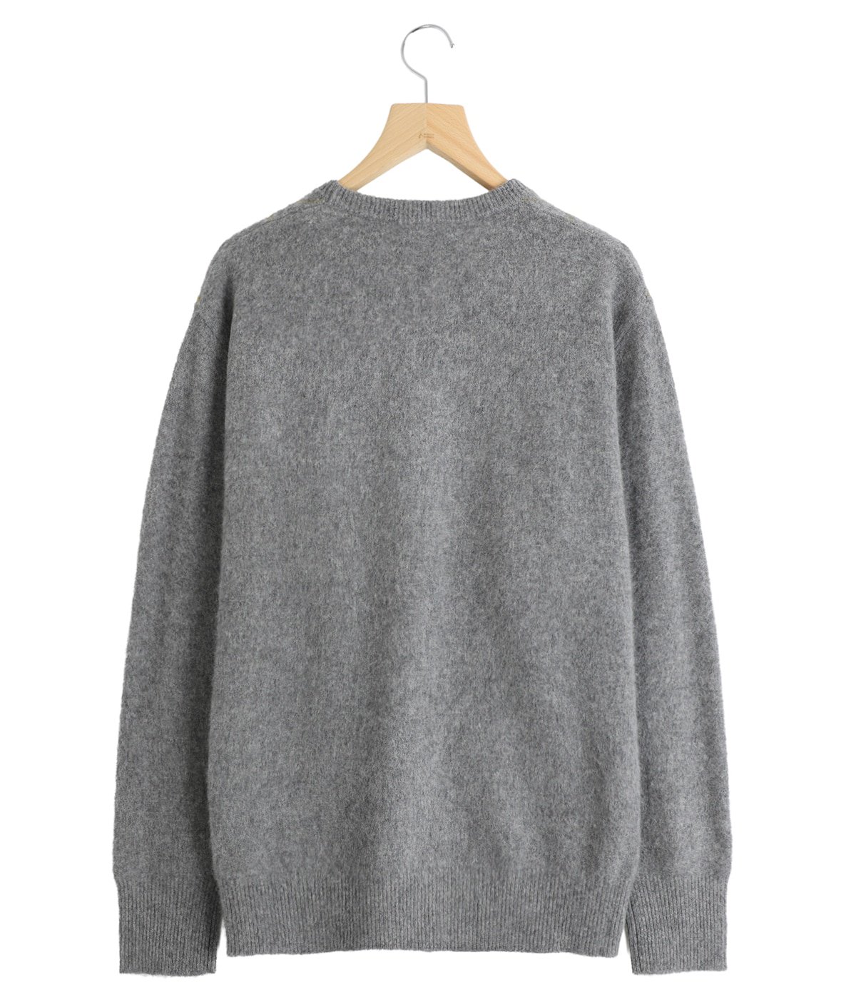 FINE WOOL ARGYLE KNIT CREW NECK LS | ssstein(シュタイン