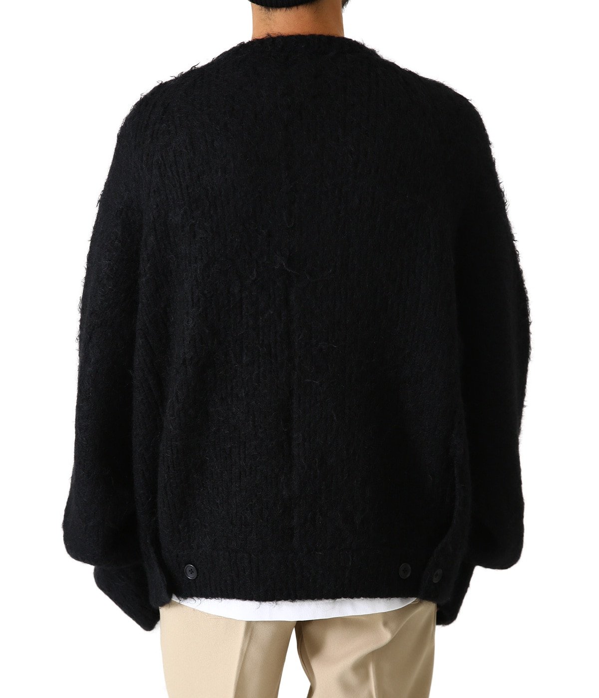 35 割引l 正規逆輸入品 メルヘン 羊皮 長袖 ファーポケット ニット袖 ひざ丈ワンピース ワンピースl thaar Net