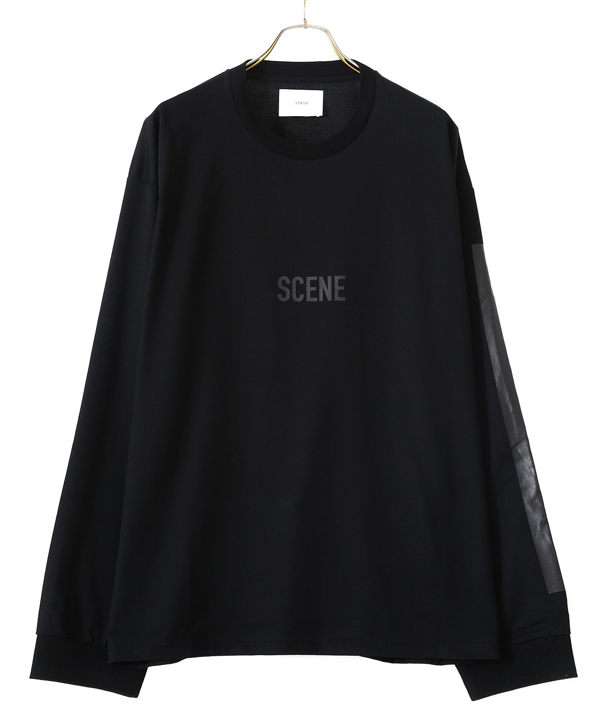 Kokunai Hassou 【中古】stein◇20AW/OVERSIZED LONG SLEEVE TEE/長袖Tシャツ/M/コットン/BLK【 メンズウェア】 最低価格の-css.edu.om