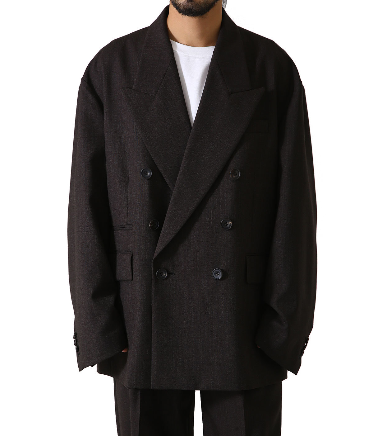 stein23ss/OVERSIZED DOUBLE BREASTED COAT以下webより引用 - トレンチ