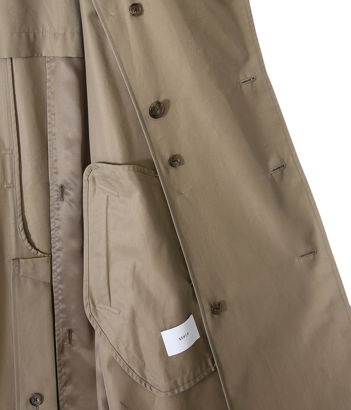OVERSIZED OVERLAPED TRENCH COAT
