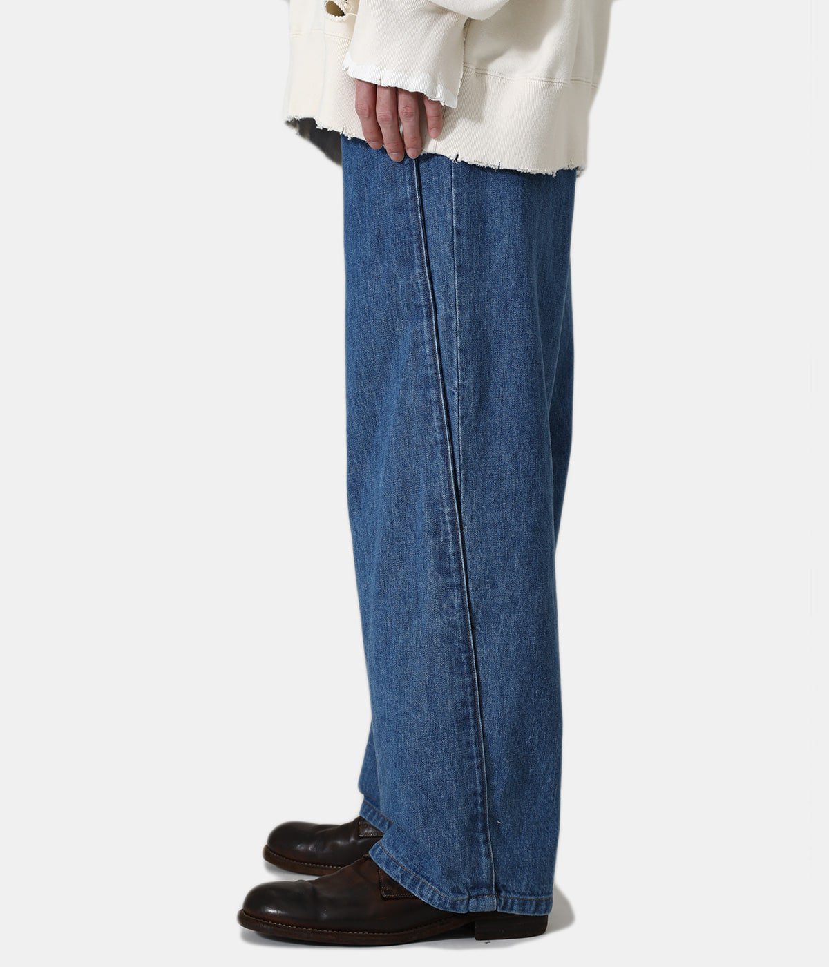 stein Reconstruction Wide Denim Jeans - デニム/ジーンズ