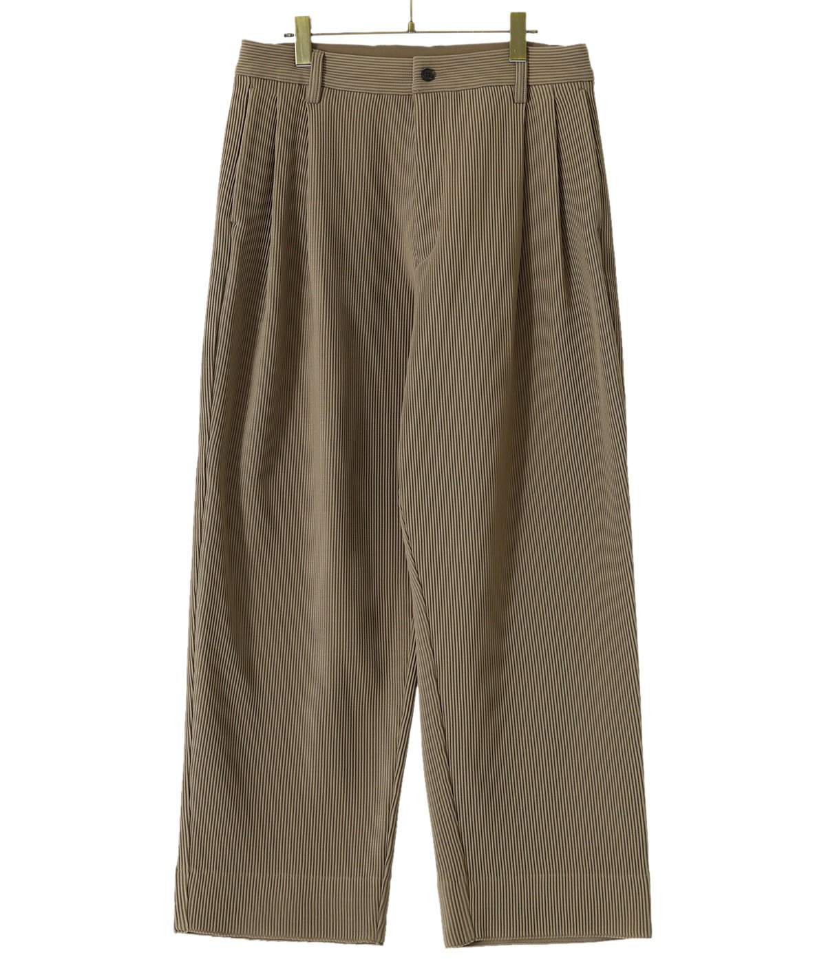 GRADATION PLEATS TWO TUCK TROUSERS