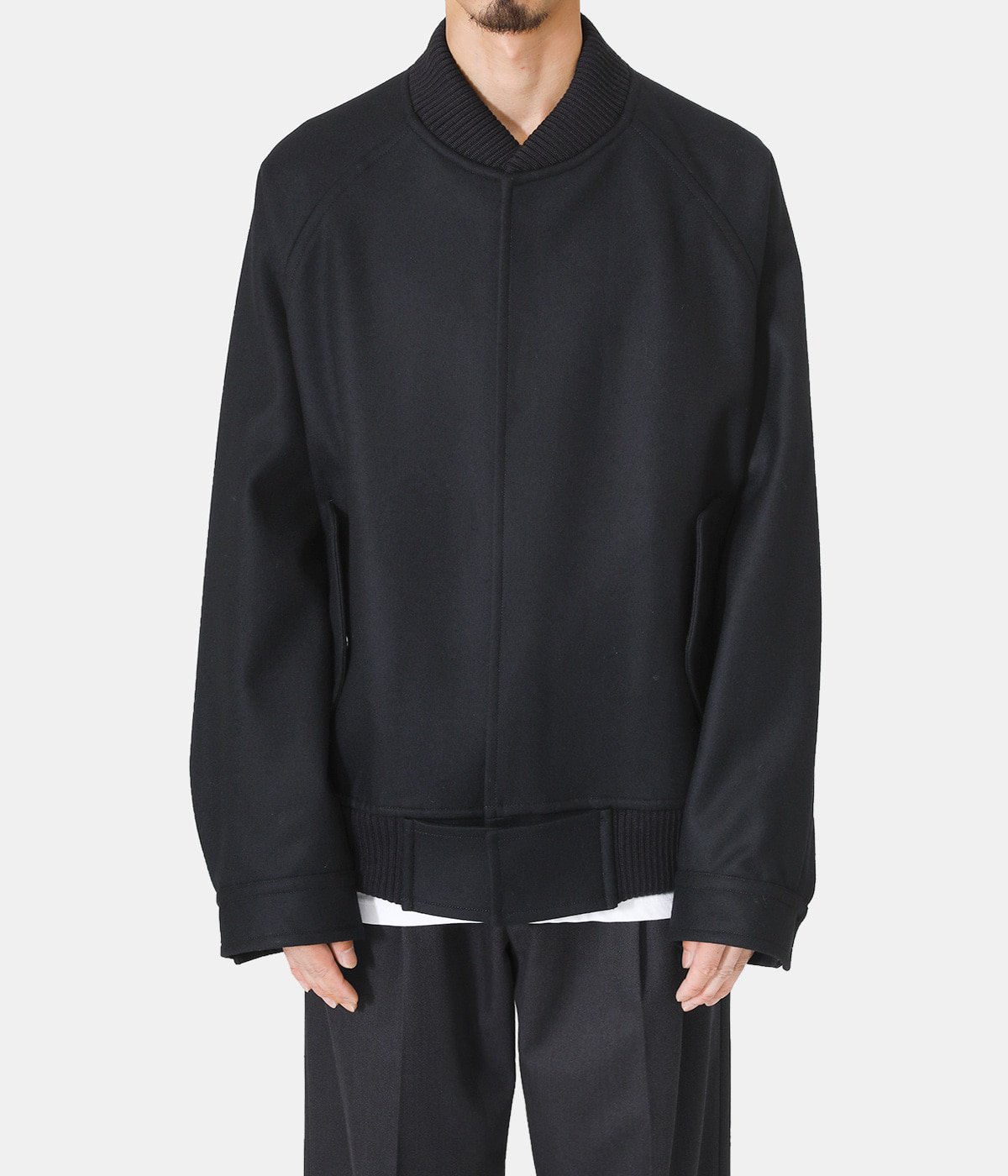 stein OVERSIZED MELTON STUDIUM JACKET-