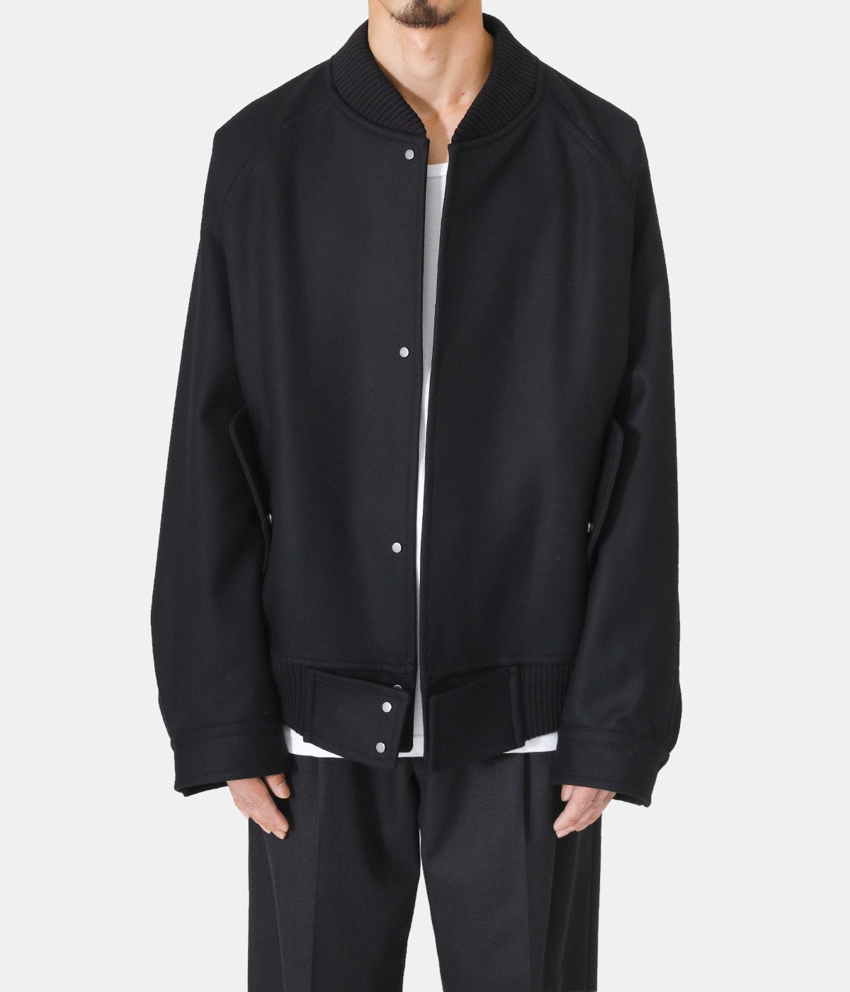 stein OVERSIZED MELTON STUDIUM JACKET-