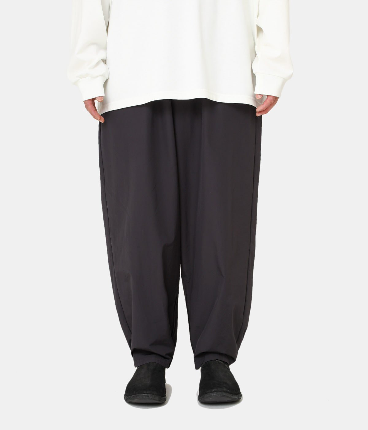 stein】WINDBREAKER EASY TROUSERS - BLACK - パンツ