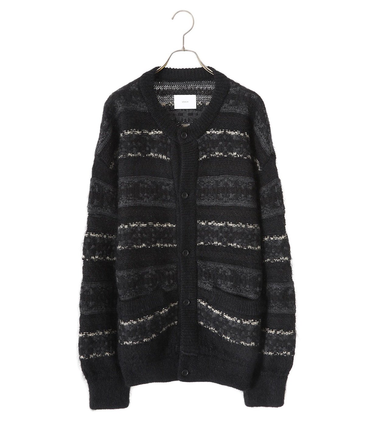 stein Silk Mohair Knit Cardigan-