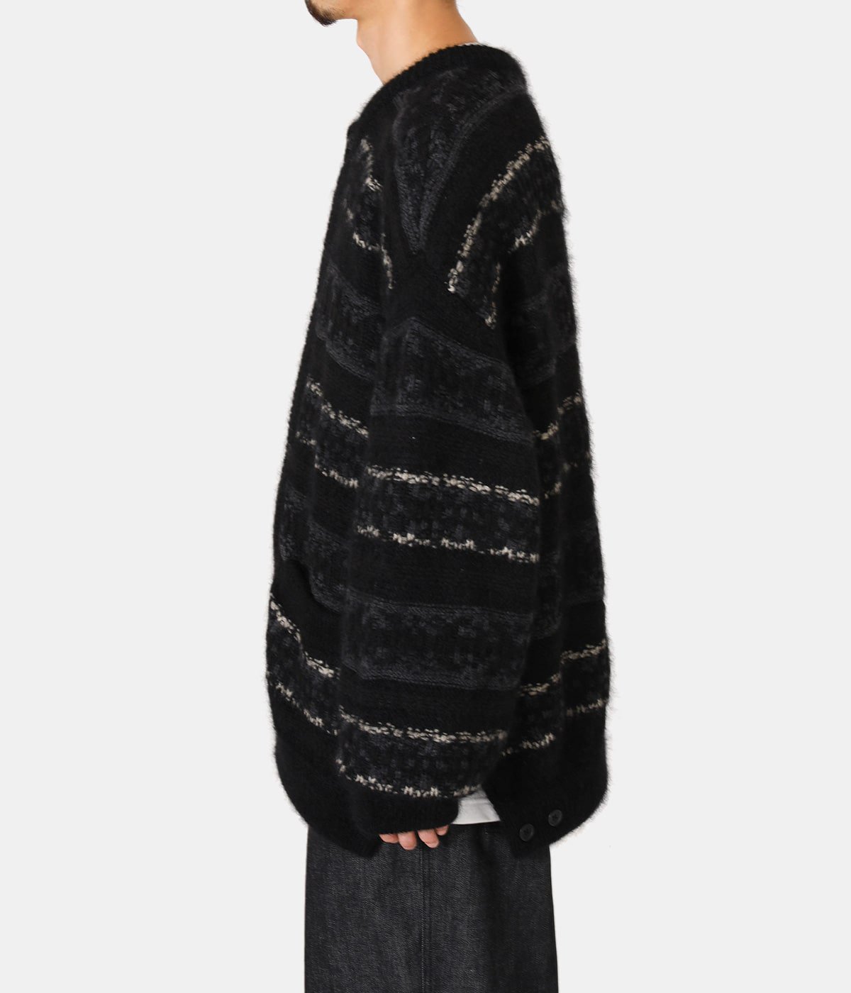 SILK MOHAIR FAIR ISLE KNIT CARDIGAN | stein(シュタイン) / トップス ...