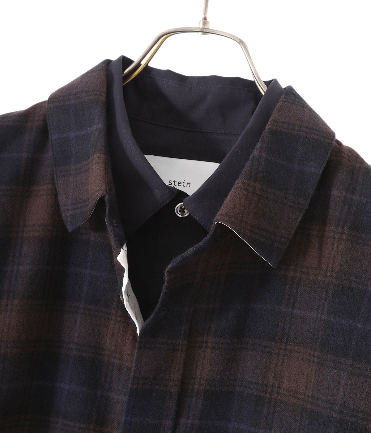 stein Oversized Layered Flannel Shirt