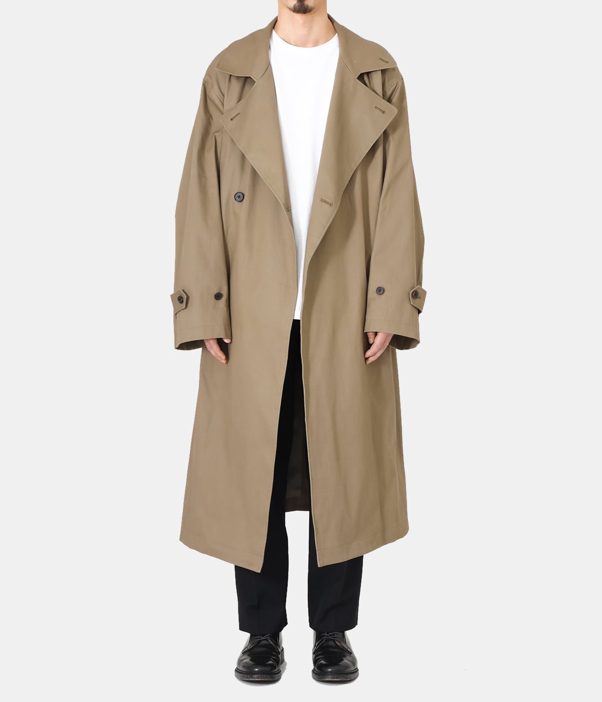 stein oversized Maxi-Length Double Coat - ジャケット・アウター