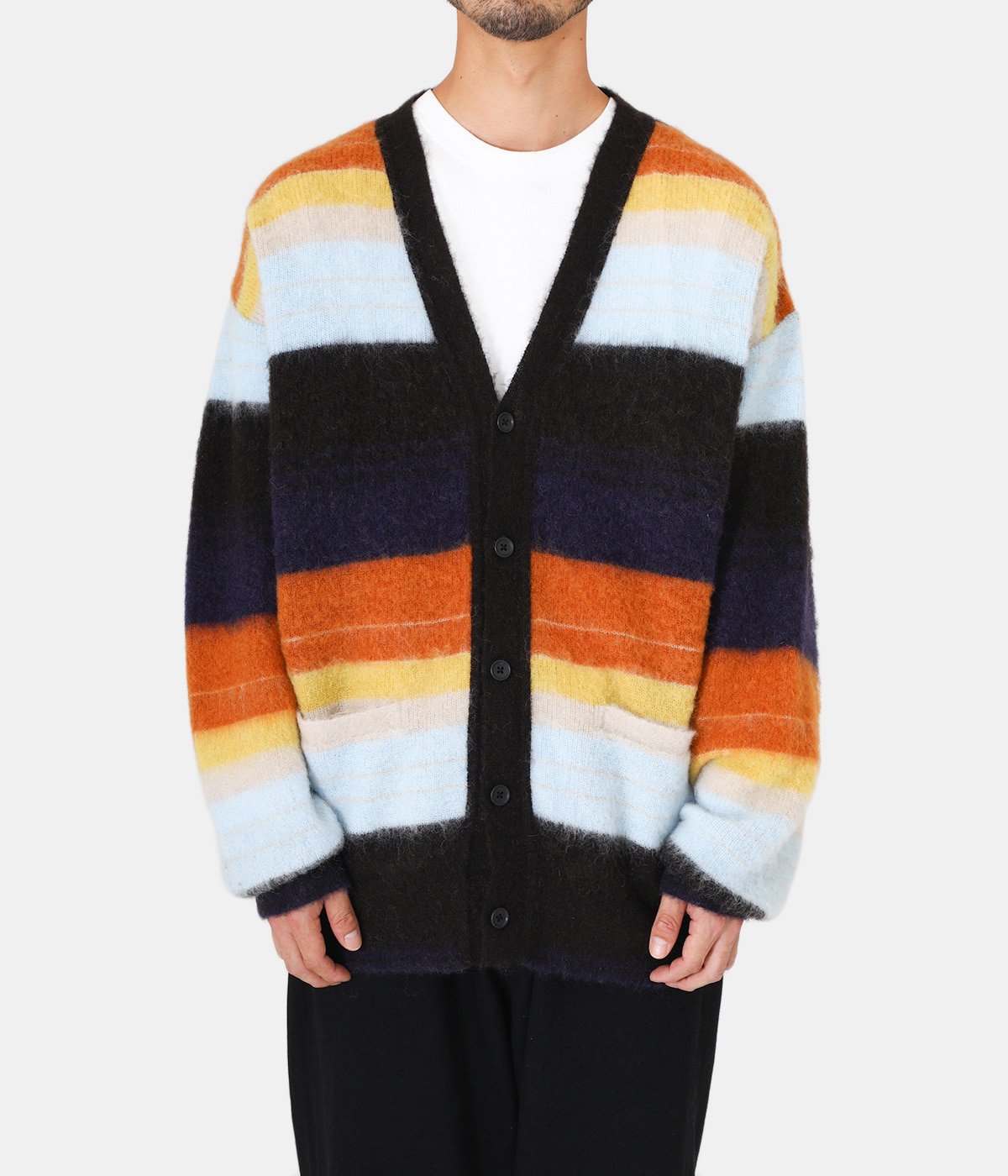 COLOR COMBINATION MOHAIR CARDIGAN | stein(シュタイン) / トップス