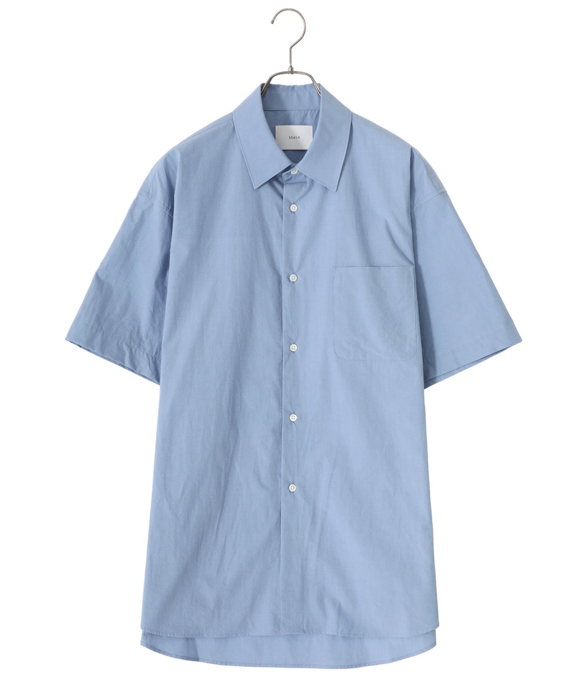 最終値下げ stein OVERSIZED SS SHIRT BLUE