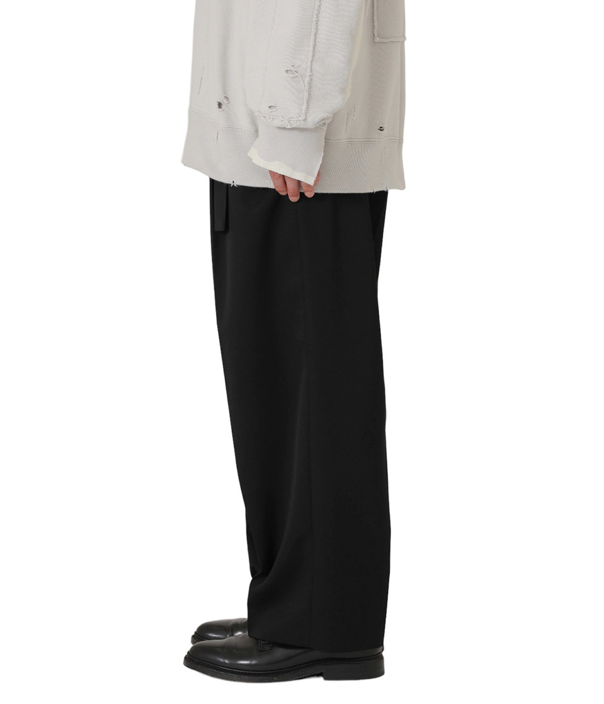 BELTED WIDE STRAIGHT TROUSERS | stein(シュタイン) / パンツ ...