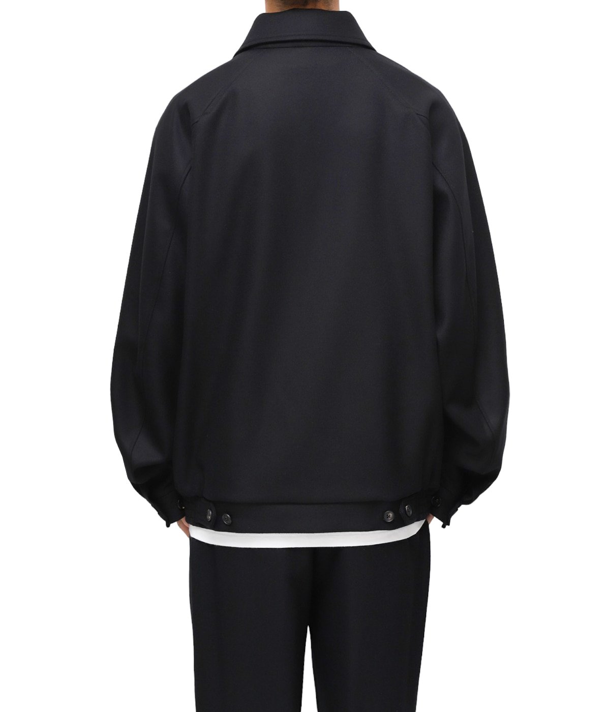 OVERSIZED MELTON HARRINGTON ZIP JACKET | stein(シュタイン