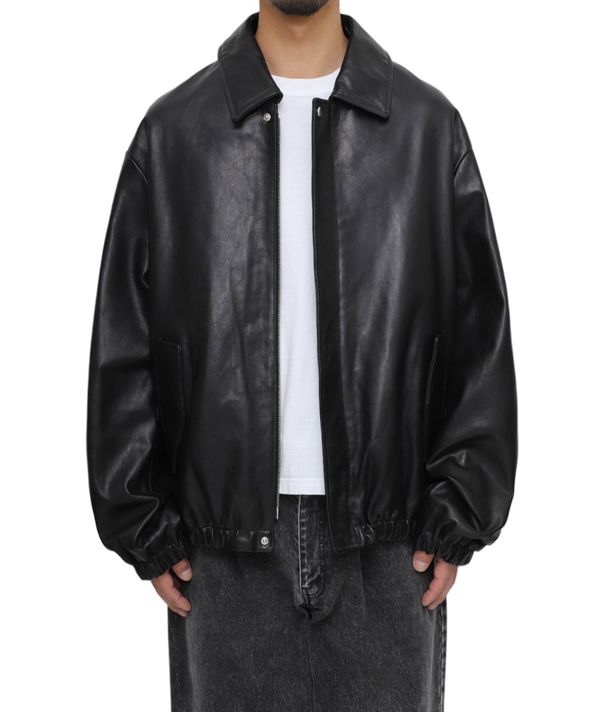 LEATHER ZIP BLOUSON | stein(シュタイン) / アウター レザー ...