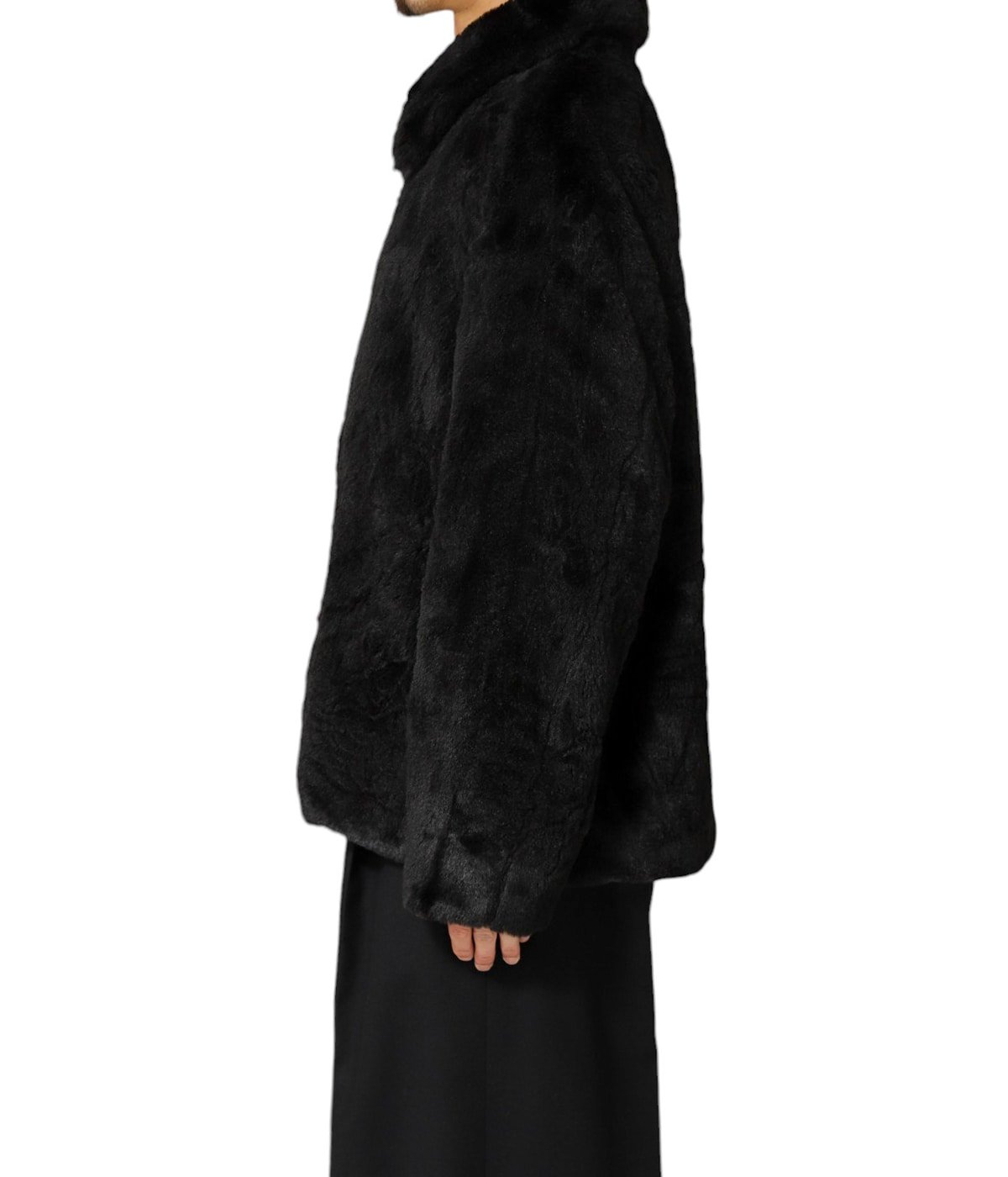 ジャケット・アウター CRUCIFIED FUR COAT visual kei anime punk caged Cambion crucifix button front