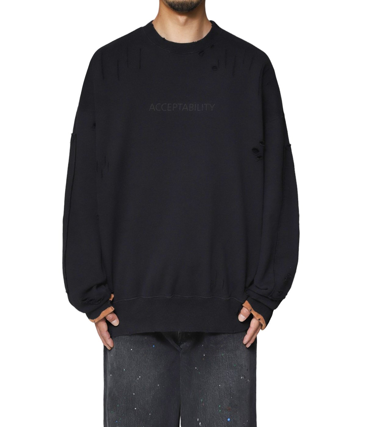 OVERSIZED REBUILD SWEAT LS | ssstein(シュタイン) / トップス スウェット (メンズ)の通販 -  ARKnets(アークネッツ) 公式通販 【正規取扱店】