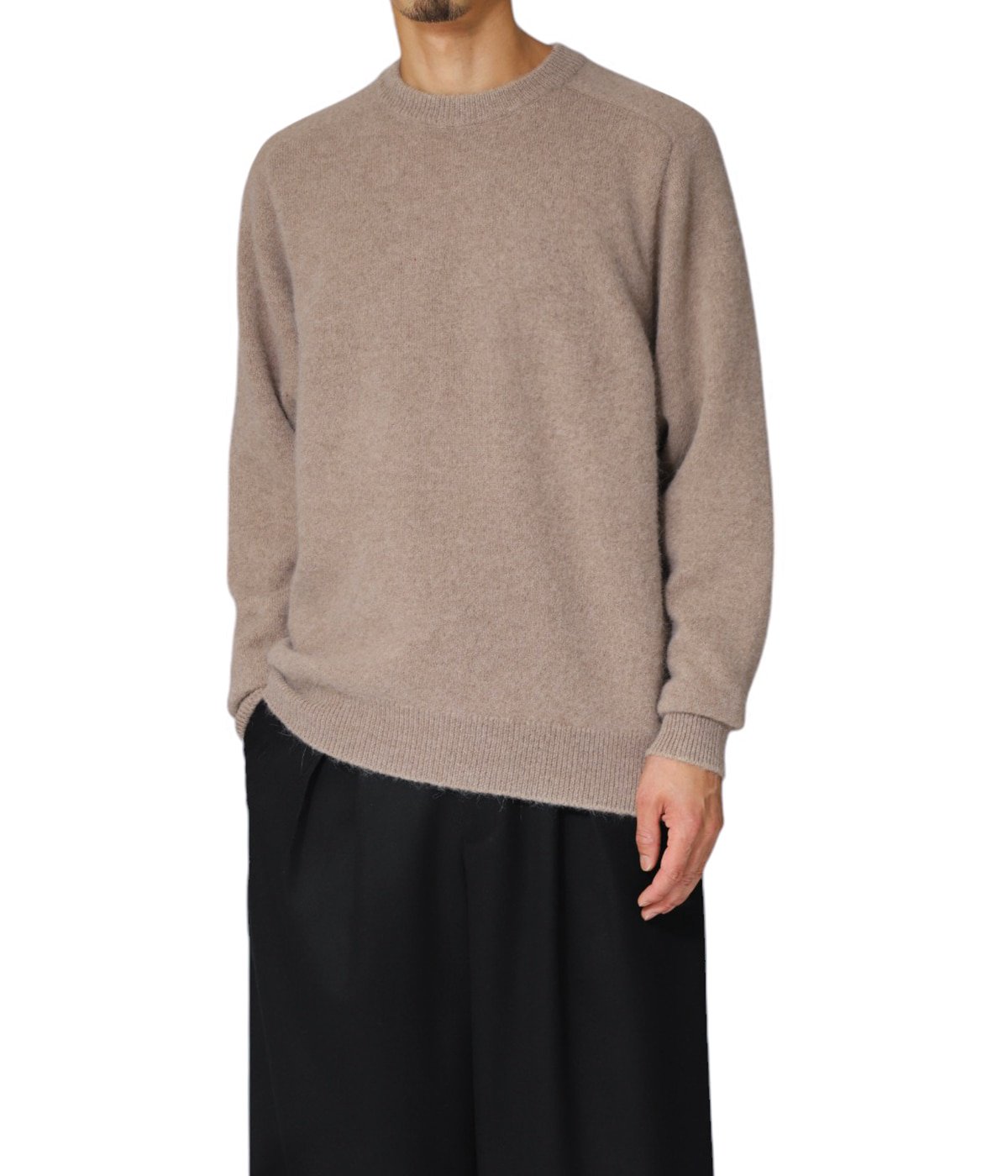 FINE ALPACA KNIT CREW NECK LS | ssstein(シュタイン