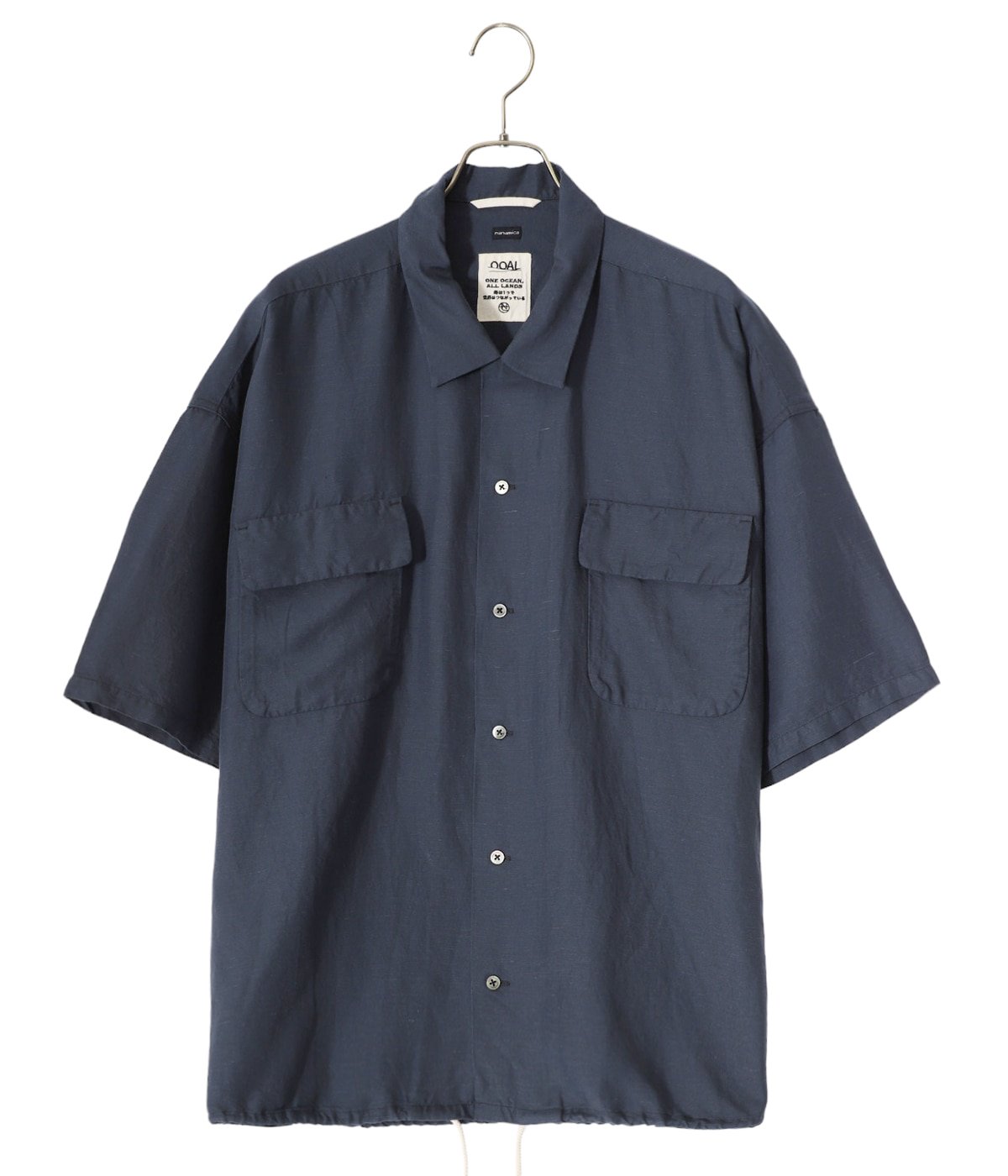 Open Collar Cupra Hemp S/S Shirt | nanamica(ナナミカ) / トップス 