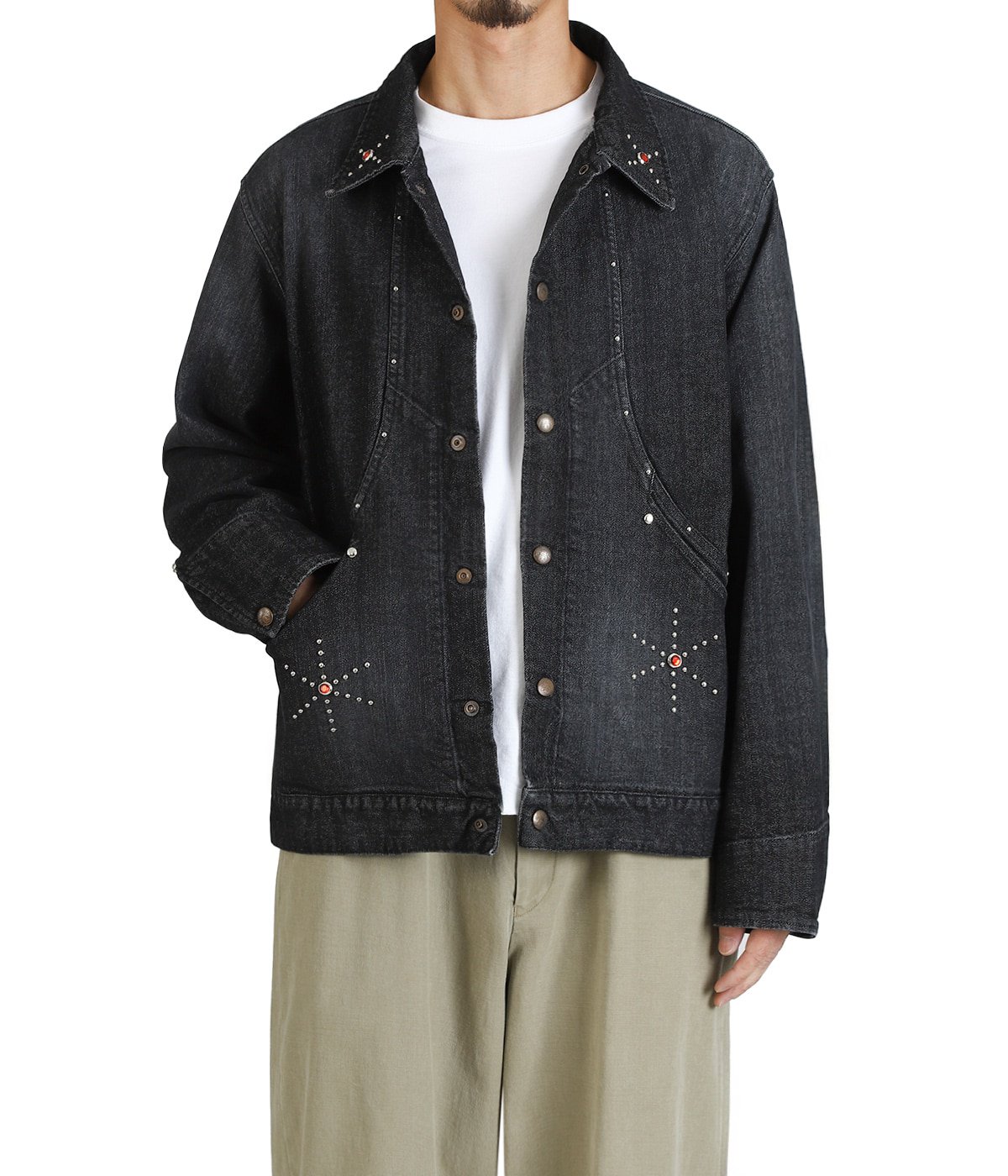 STUDS WORK JACKET | SWJP(エスダブリュージェーピー) / アウター
