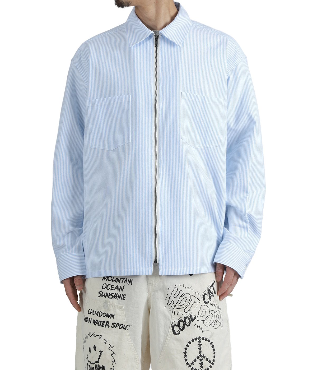 OXFORD ZIP SHIRT | SWJP(エスダブリュージェーピー) / トップス 長袖