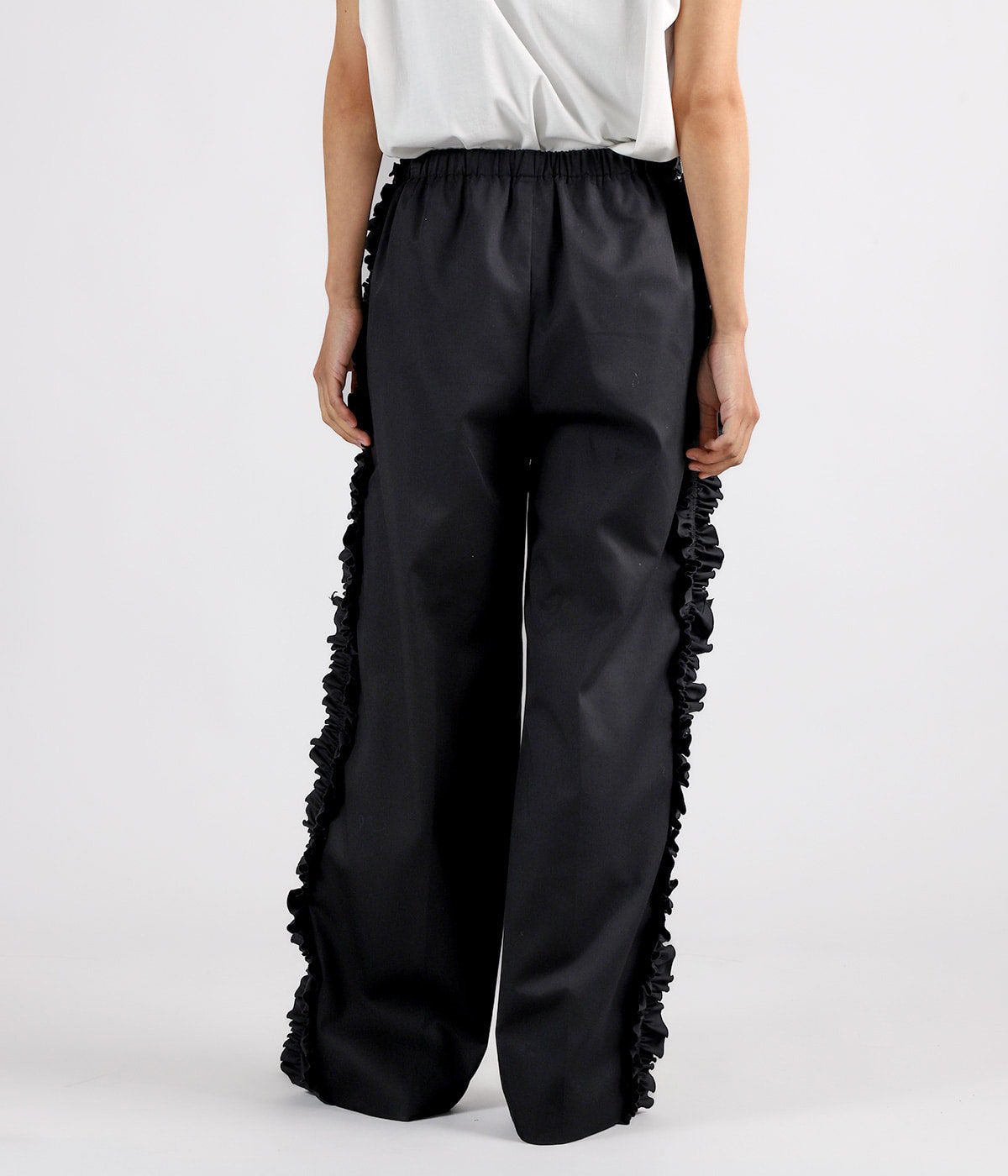 レディース】Frill Side Flare Pant - Twill | RhodolirioN