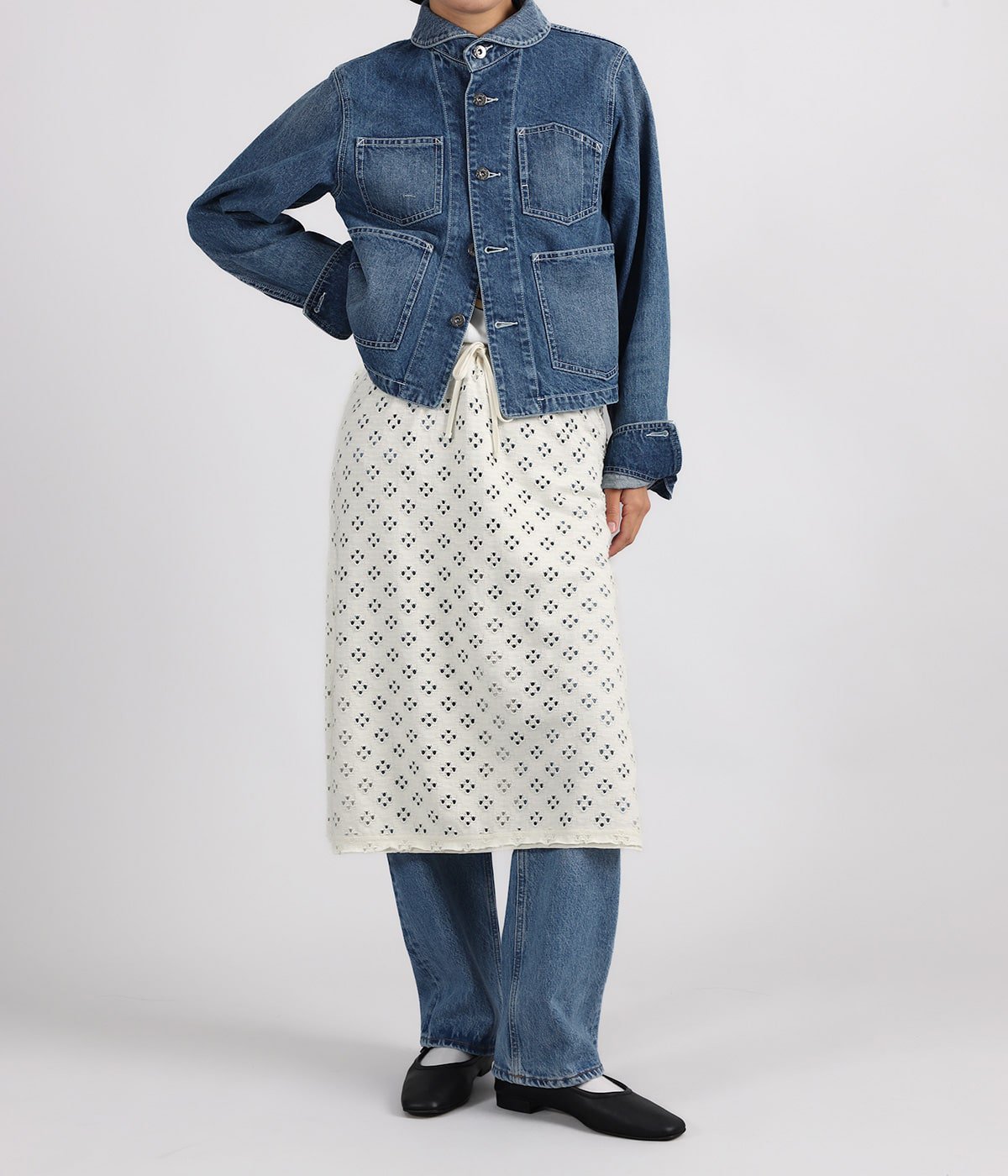 レディース】Short Coveralls - Denim | RhodolirioN(ロドリリオン