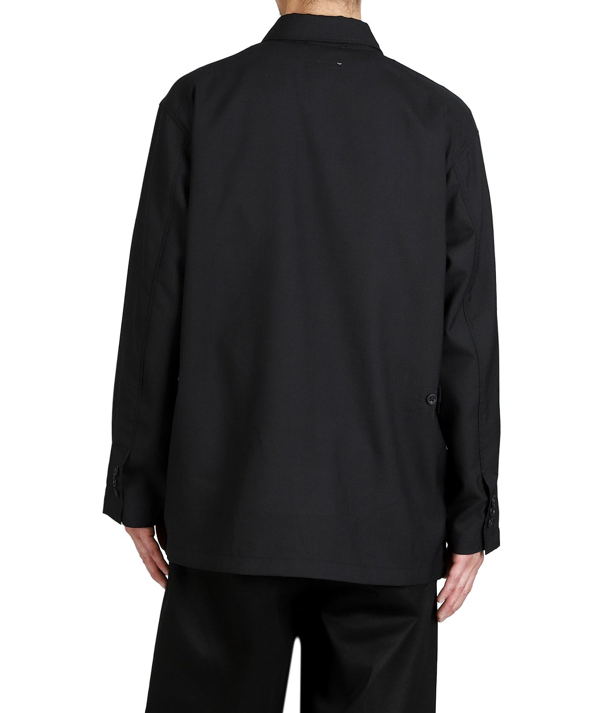ENGINEERED GARMENTS テーラードジャケット S ブラック Loiter Jacket Black Tropical Wool | ENGINEERED GARMENTS(エンジニア