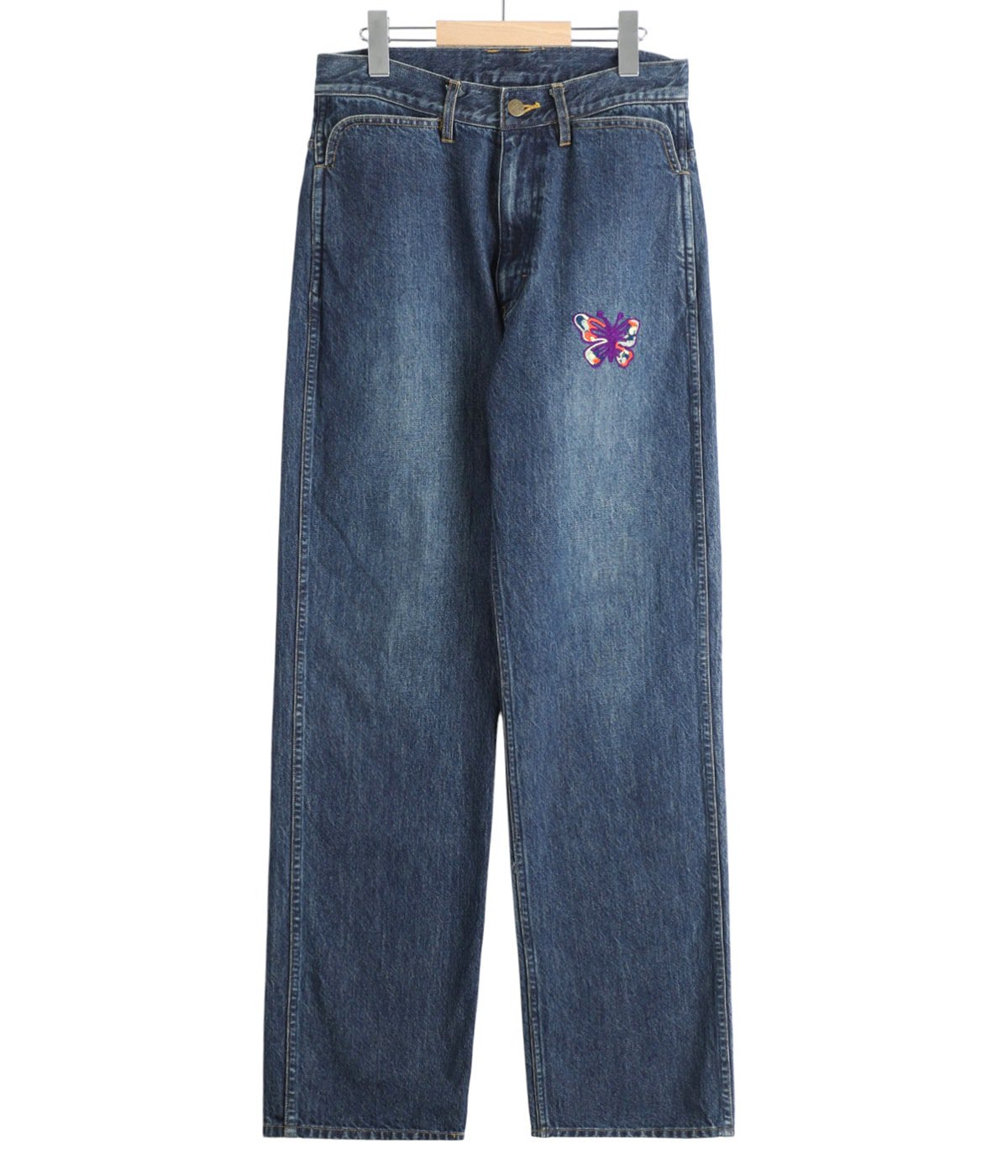 レディース】Papillon Emb. Straight Jean - 12oz Denim | NEEDLES