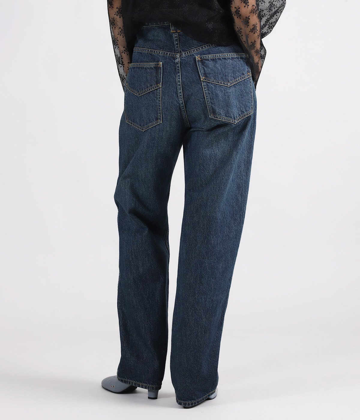 レディース】Papillon Emb. Straight Jean - 12oz Denim | NEEDLES