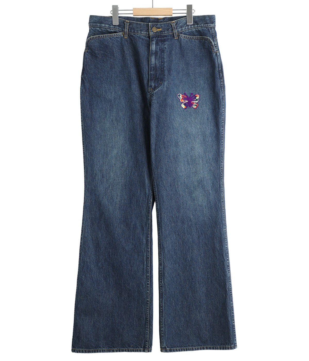 Papillon Emb. Boot-Cut Jean - 12oz Denim | NEEDLES(ニードルズ