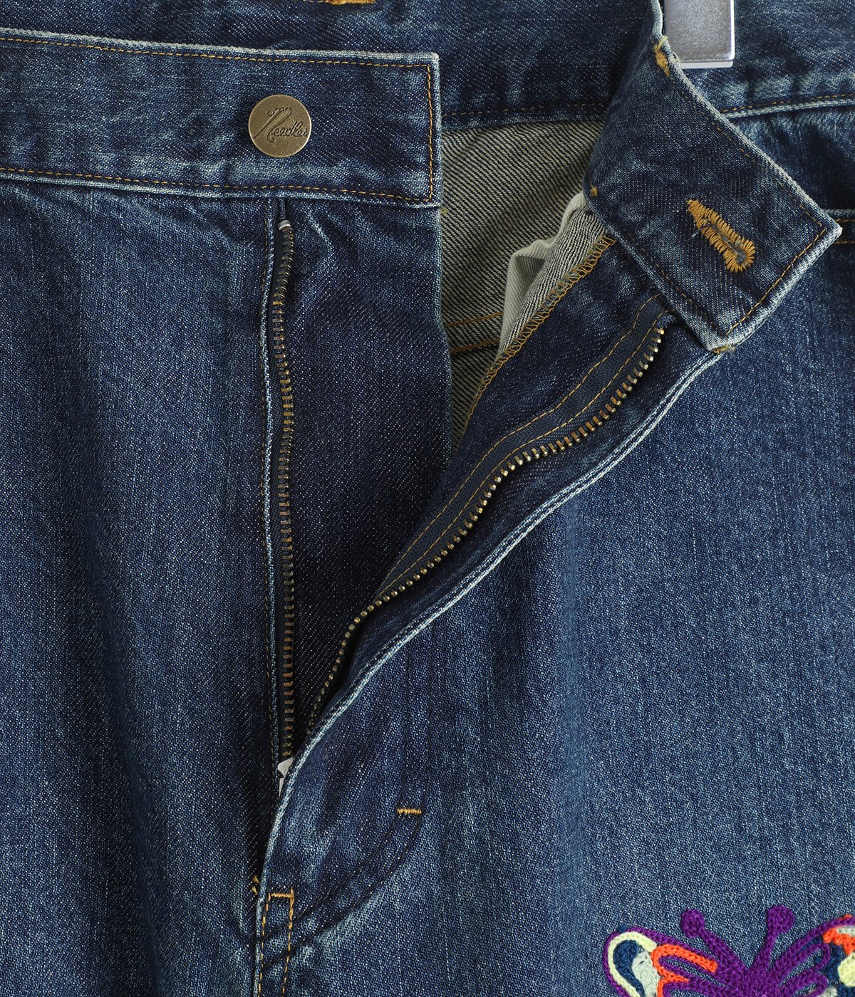 Papillon Emb. Boot-Cut Jean - 12oz Denim | NEEDLES(ニードルズ