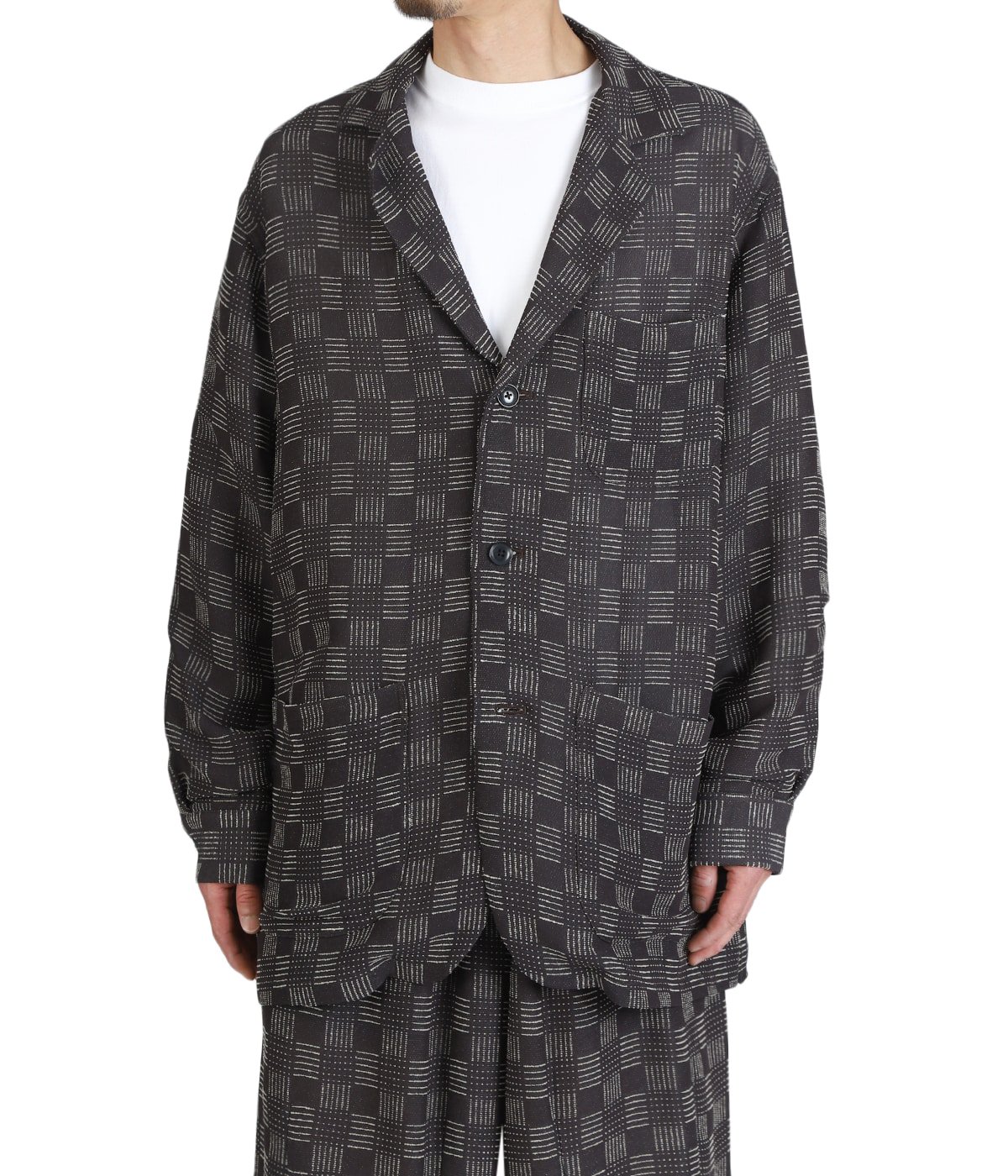 Needles テーラードジャケット Easy Jacket - Ratine Jacquard | NEEDLES(ニードルズ) / アウター