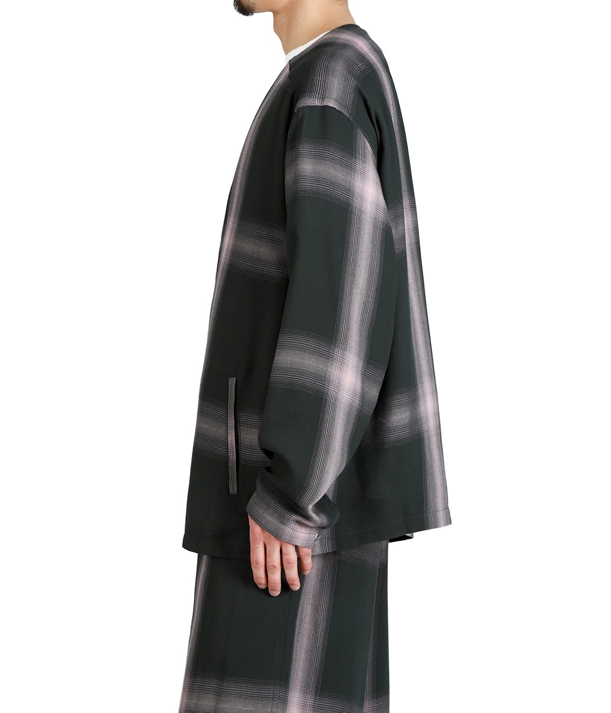 V Neck Shirt - Rayon Plaid | NEEDLES(ニードルズ) / トップス 長袖
