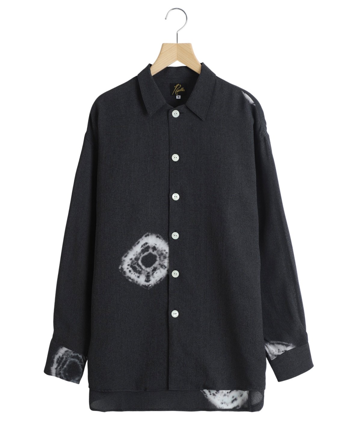 ニードルス長袖シャツ Uncon Shirt - R/PE Crepe / Tie Dye | NEEDLES(ニードルズ