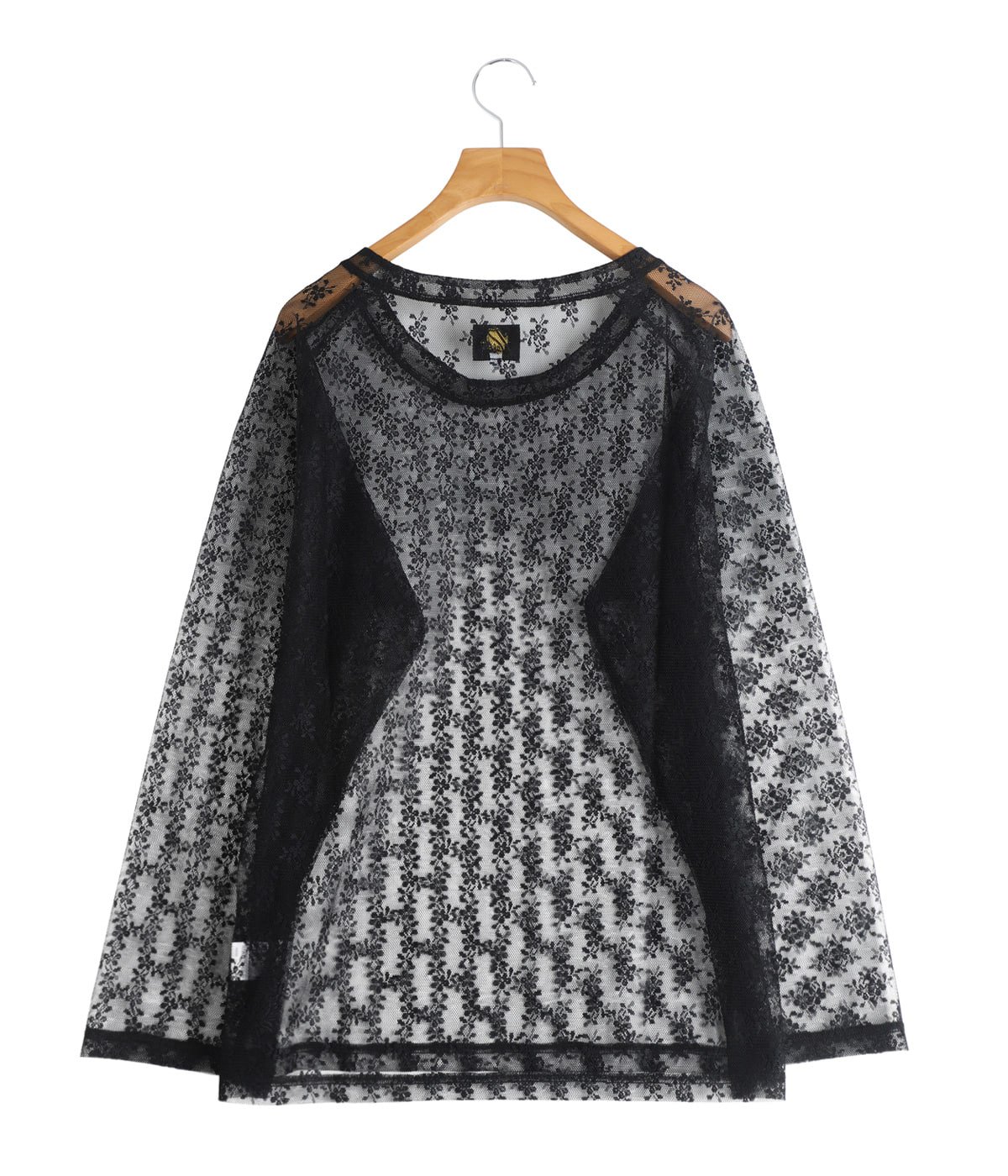 レディース】L/S U-Neck Tee - Floral Raschel Lace | NEEDLES