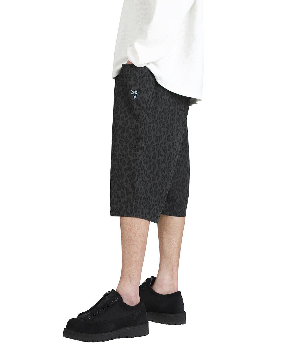 Army String Cropped Pant - C/N Poplin / Leopard | South2 West8