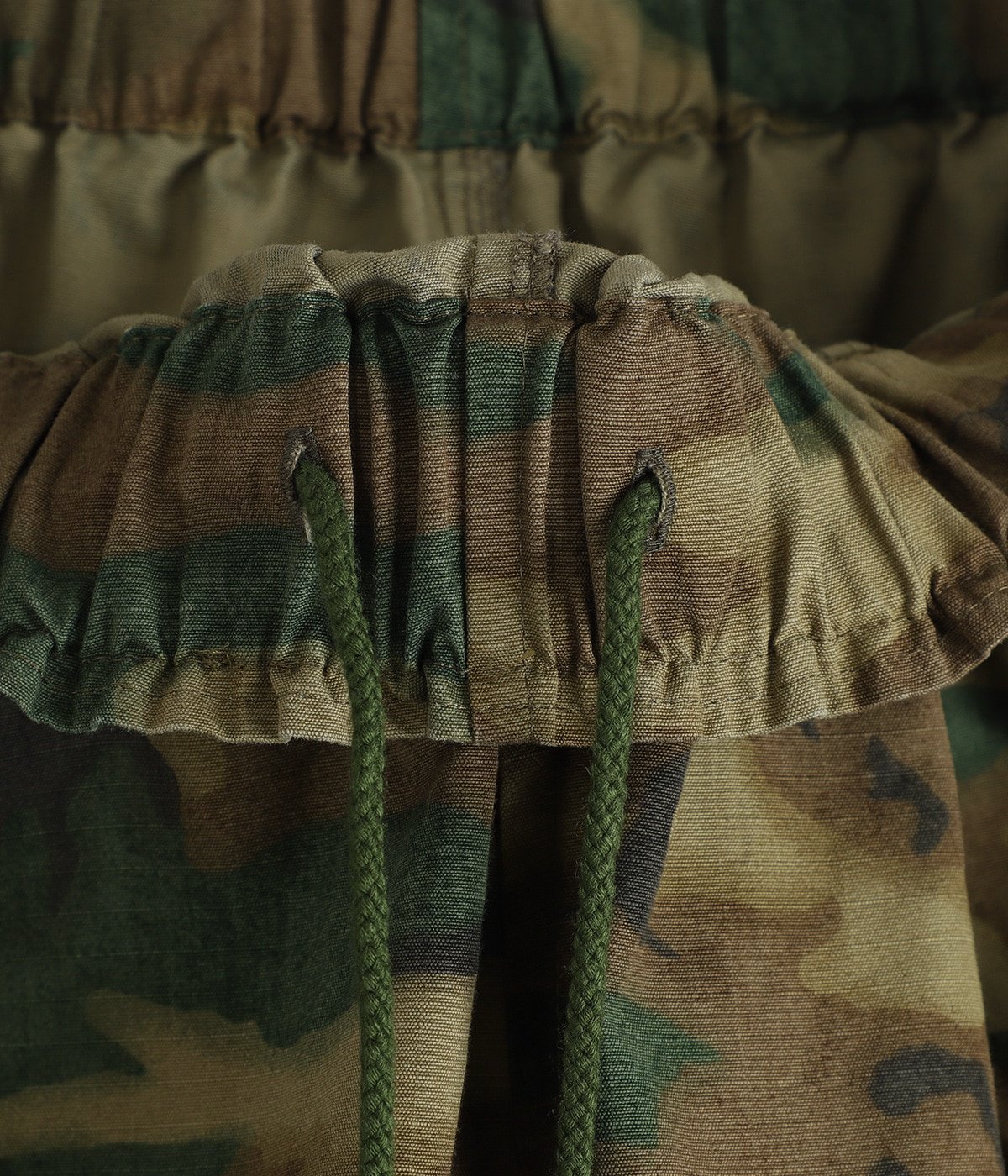 Army String Cropped Pant - Cotton Ripstop / Camo | South2 West8