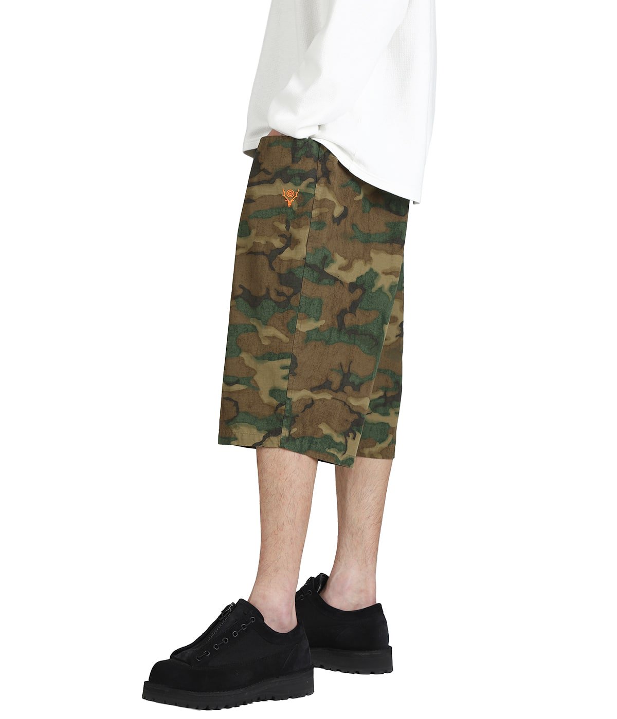 Army String Cropped Pant - Cotton Ripstop / Camo | South2 West8