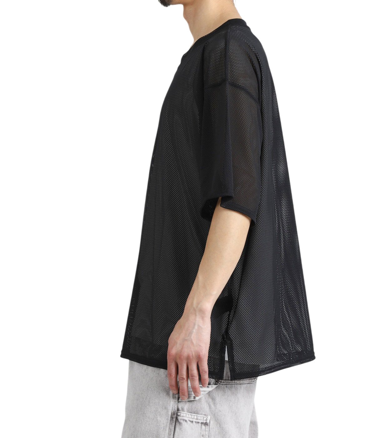 S/S Crew Neck Shirt - Knit Mesh | South2 West8(サウスツーウエスト