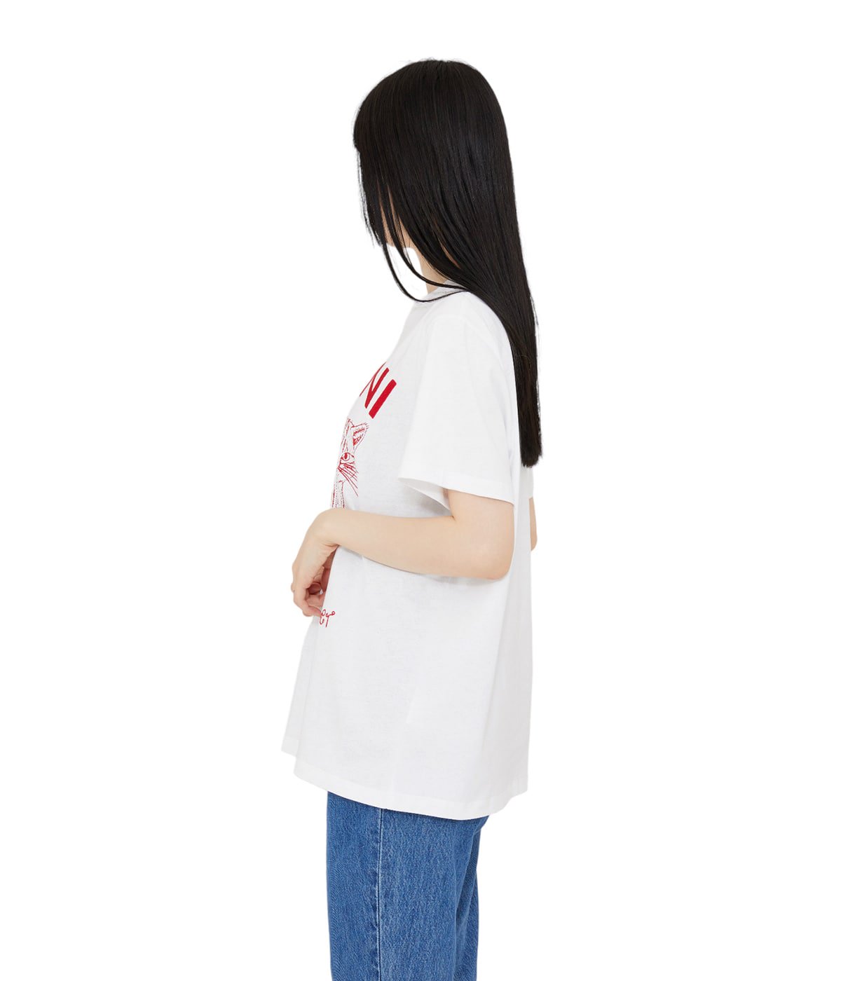 レディース】FUTURE HEAVY JERSEY RELAXED T-SHIRT | GANNI(ガニー