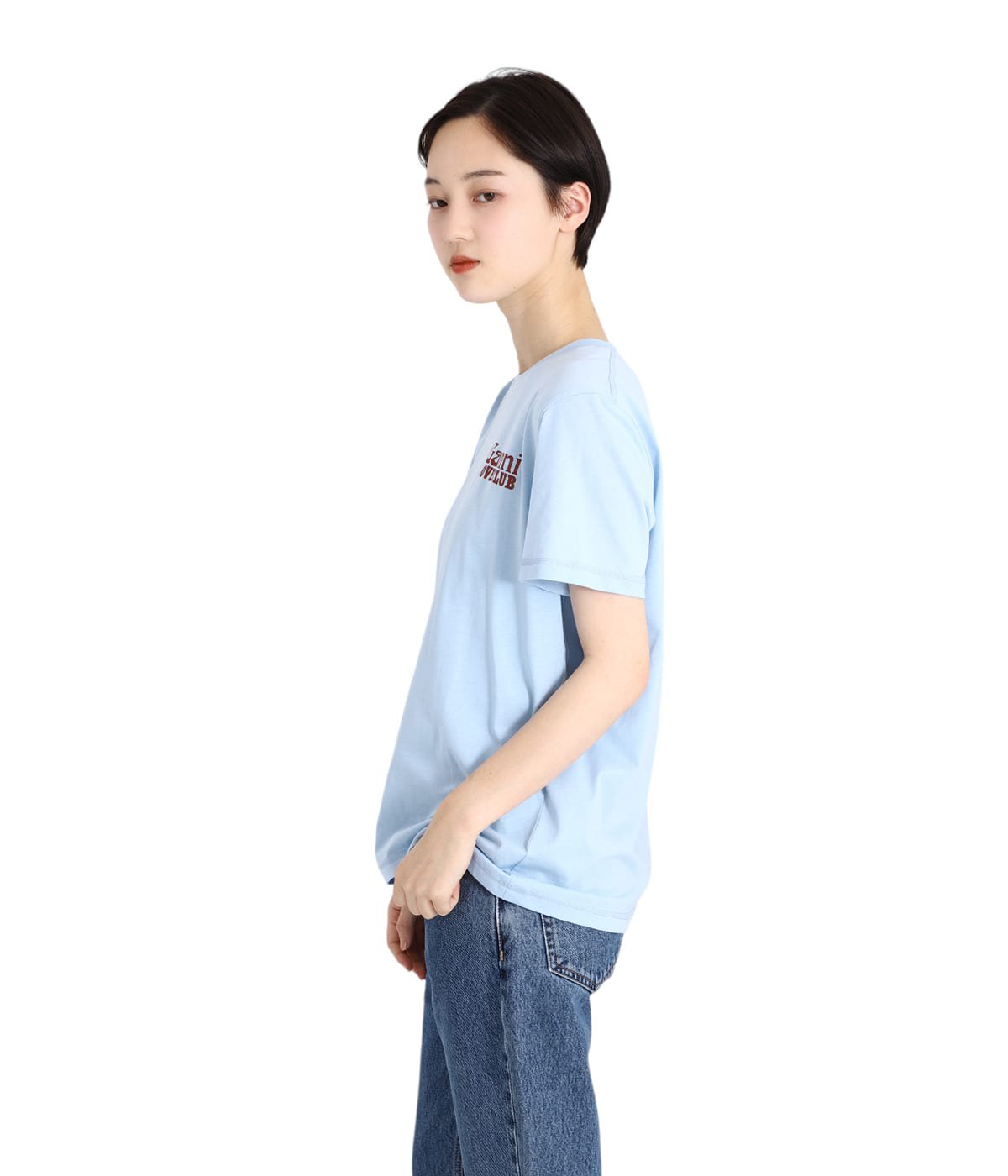 レディース】Thin Jersey Loveclub Relaxed T-shirt | GANNI