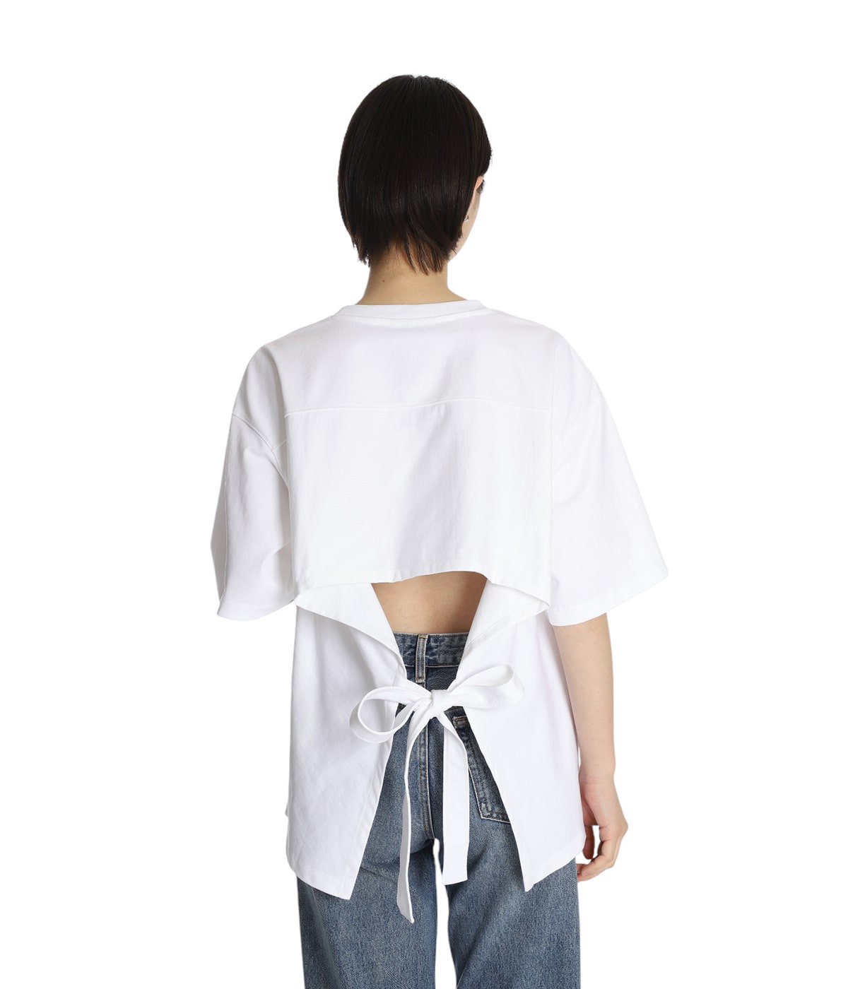 [GANNI]★ロゴ Tシャツ T3746 683★関税込 GANNI ロゴ Tシャツ | ブルー | FARFETCH JP