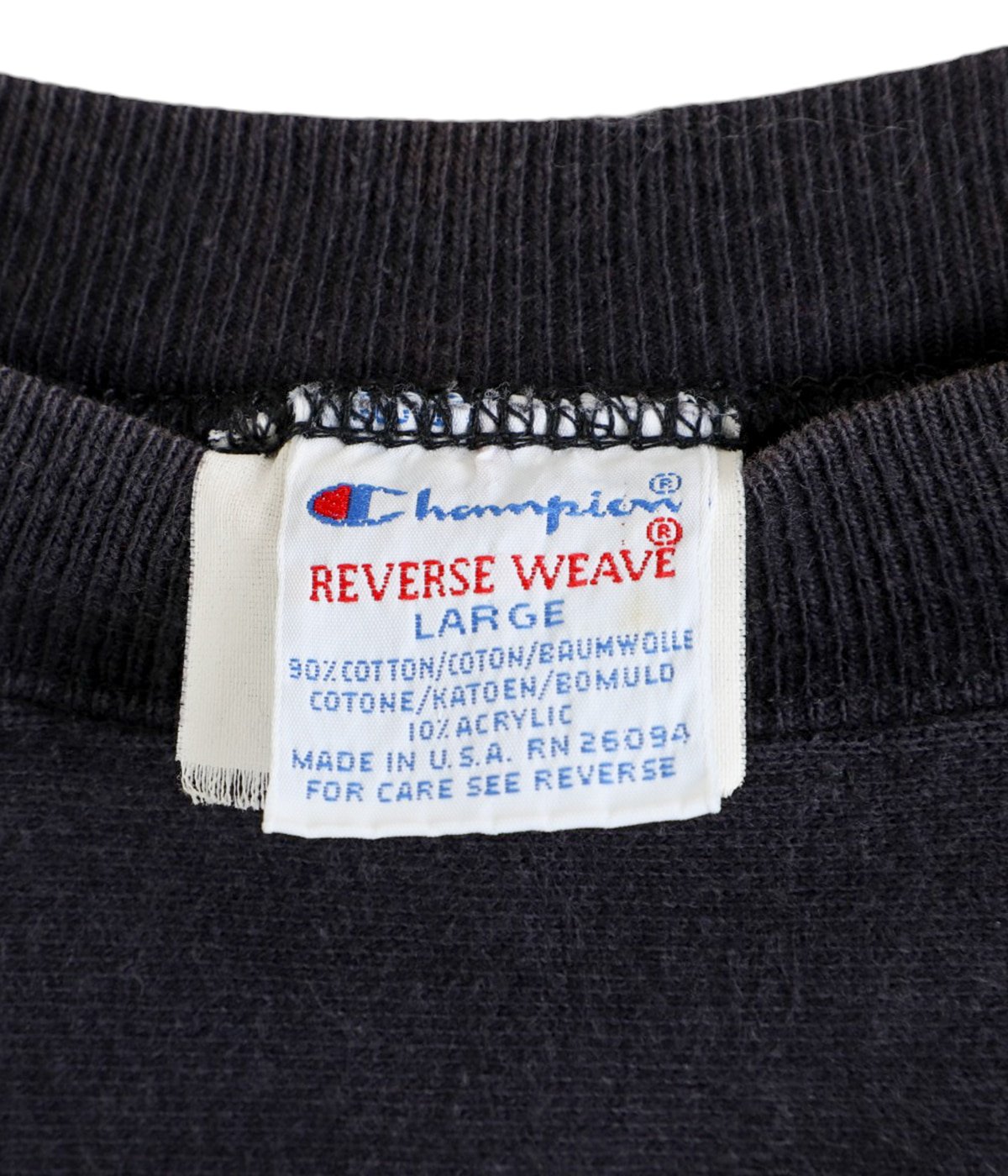 USED】90's Champion Reverse Weave BLACK | VINTAGE(ヴィンテージ) / トップス スウェット  ヴィンテージ スウェット(VINTAGE) (メンズ)の通販 - ARKnets 公式通販