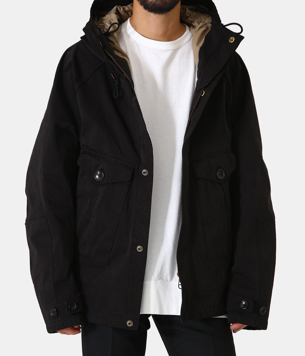 Ten C Tempest anorak ブラック サイズ50-